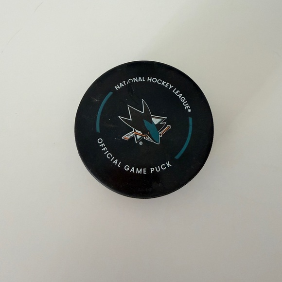 NHL Other - NHL Official Game Puck - Black and Teal